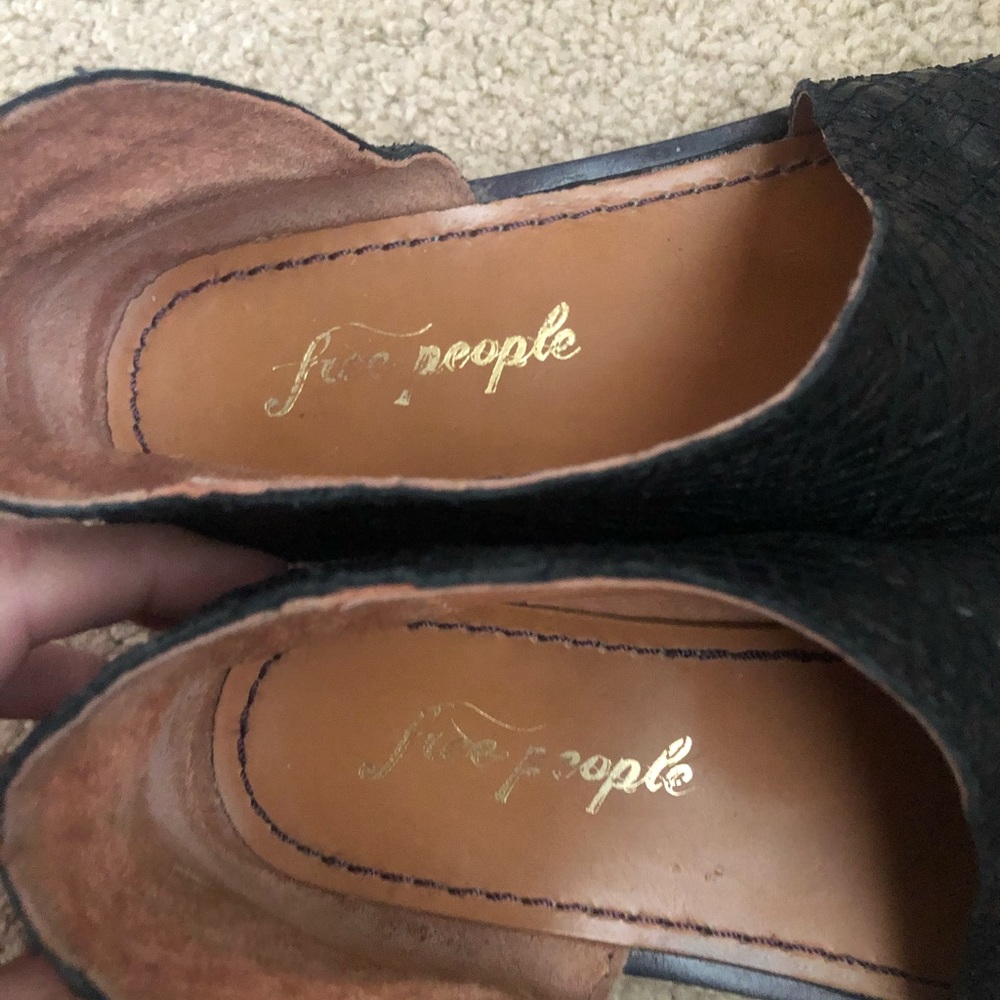 Free People Mont Blanc Textured Open Toe Flats - Picture 7 of 7